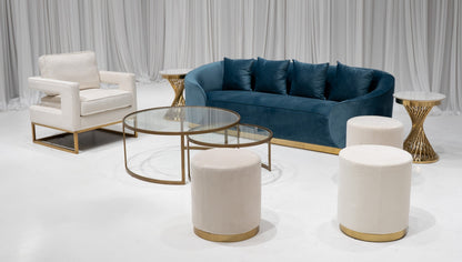ATLANTA SOFA GROUPING 2 - DUSTY BLUE