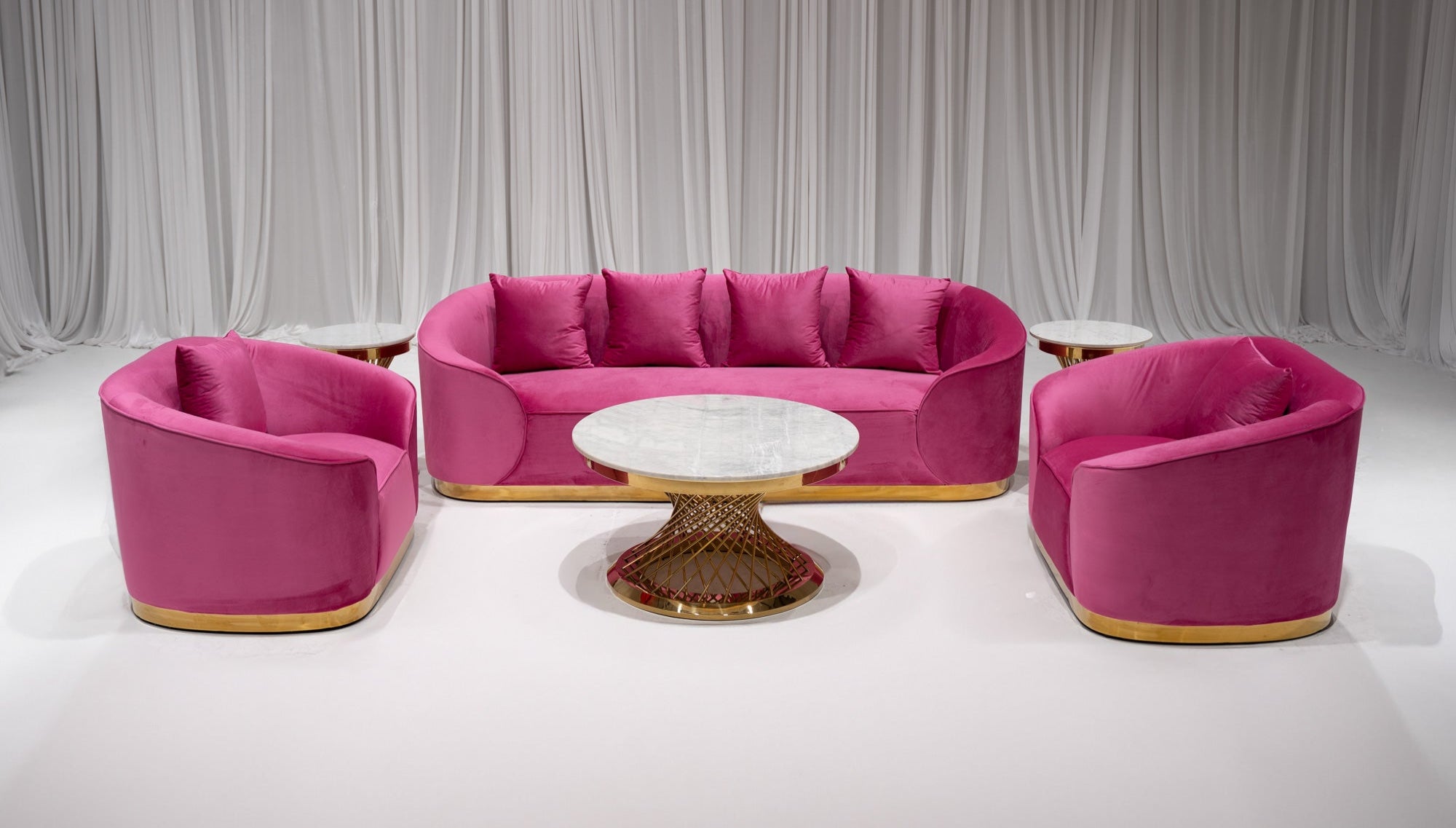 ATLANTA SOFA GROUPING 2 - HOT PINK