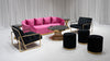 ATLANTA SOFA GROUPING 4 - HOT PINK