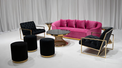 ATLANTA SOFA GROUPING 4 - HOT PINK