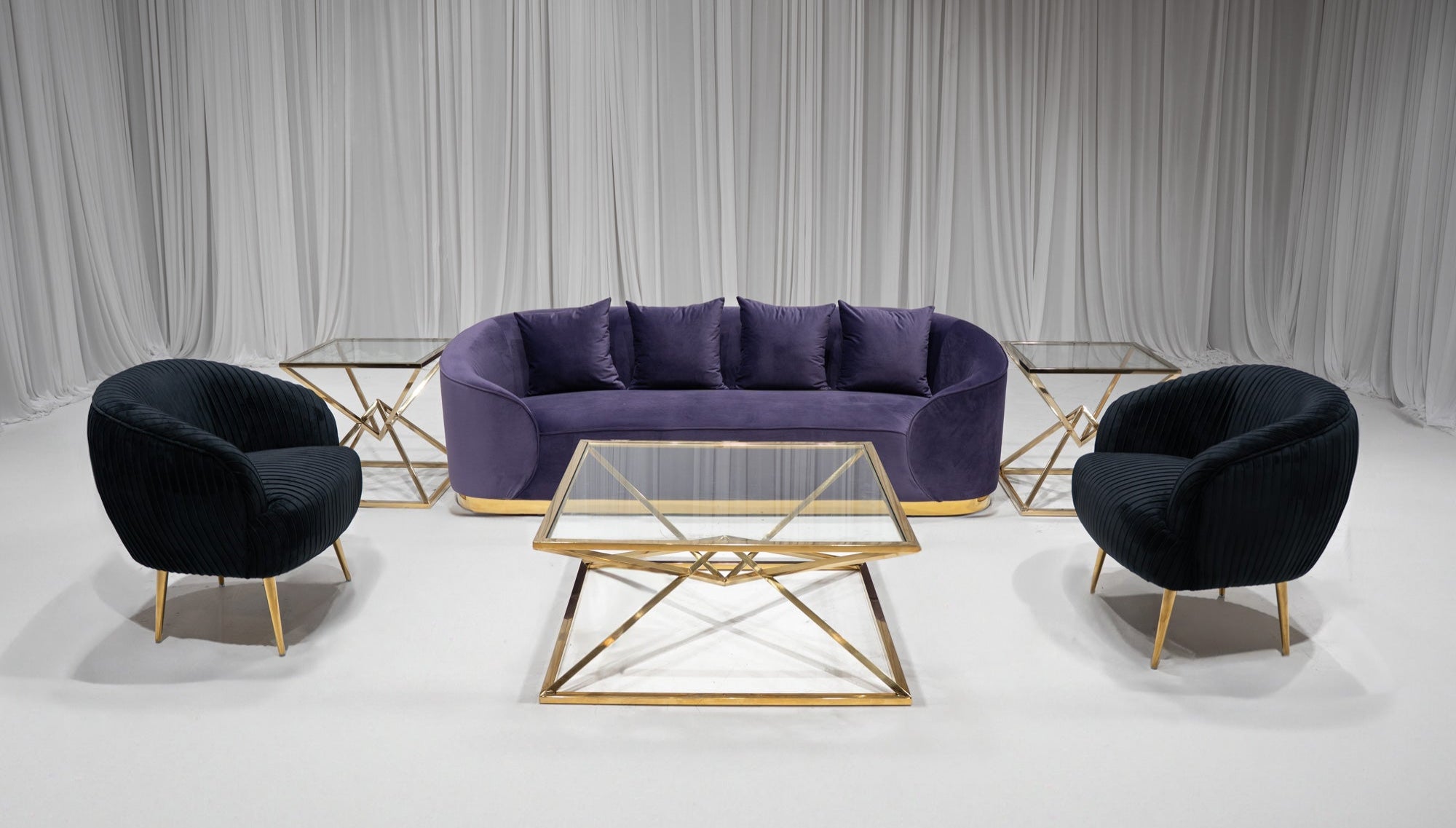 ATLANTA SOFA GROUPING 3 - VIOLET