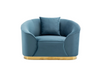 ATLANTA ARMCHAIR - DUSTY BLUE