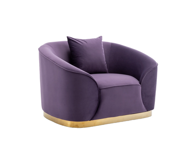 ATLANTA ARMCHAIR - VIOLET