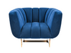 AVENUE ARMCHAIR - BLUE