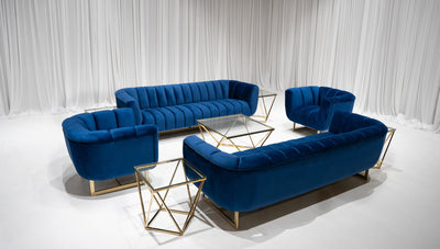 AVENUE SOFA GROUPING 2 - BLUE