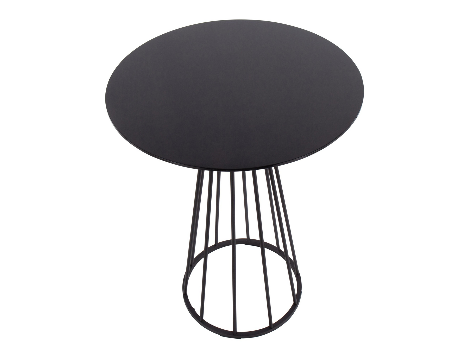 BISTRO HIGHBOY - BLACK W/ BLACK BASE