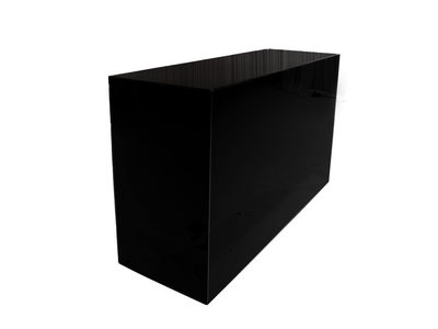 ACRYLIC 6FT BAR - GLOSSY BLACK