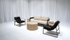 BROOKHAVEN SOFA GROUPING 2 - IVORY W/ BLACK WOOD