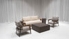 BROOKHAVEN SOFA GROUPING 4 - IVORY W/ NATURAL WOOD