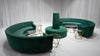 BUCKHEAD CURVED SOFA GROUPING 3 - EMERALD