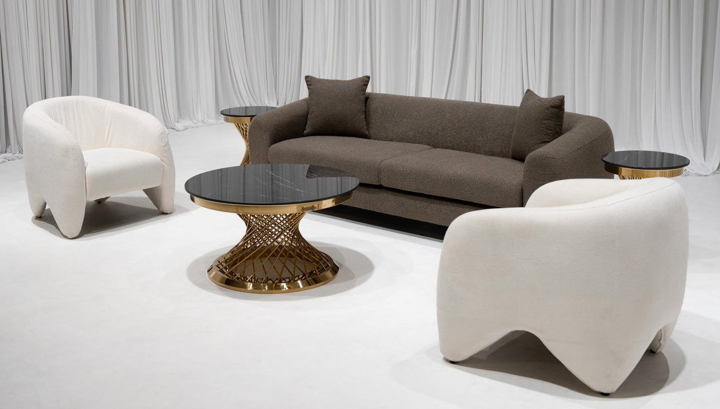 CLARK SOFA GROUPING 3 - TOFFEE