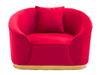 ATLANTA ARMCHAIR - RED