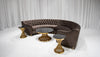 BUCKHEAD CURVED SOFA GROUPING 1 - MOCHA