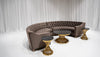 BUCKHEAD CURVED SOFA GROUPING 1 - MOCHA