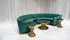 BUCKHEAD CURVED SOFA GROUPING 1 - EMERALD