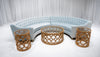 BUCKHEAD CURVED SOFA GROUPING 1 - ICE BLUE