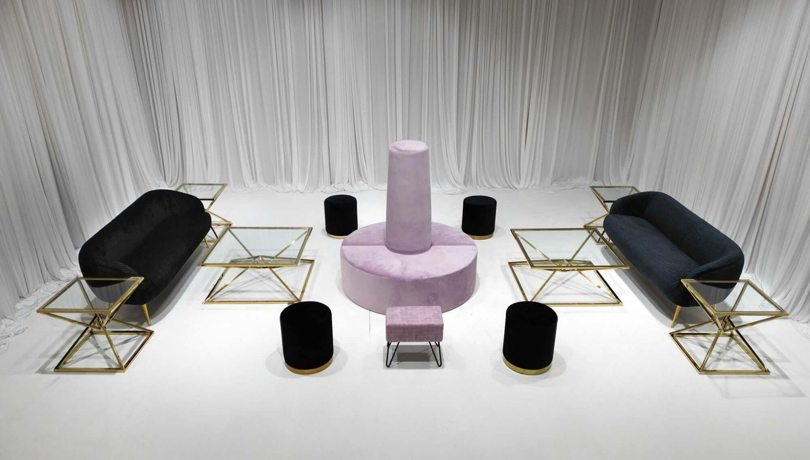 EMORY SOFA GROUPING 3 - BLACK