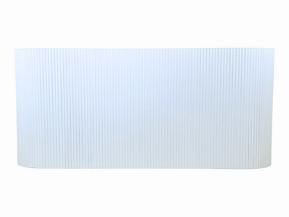 FAIRMONT FLUTED 8FT BAR - WHITE