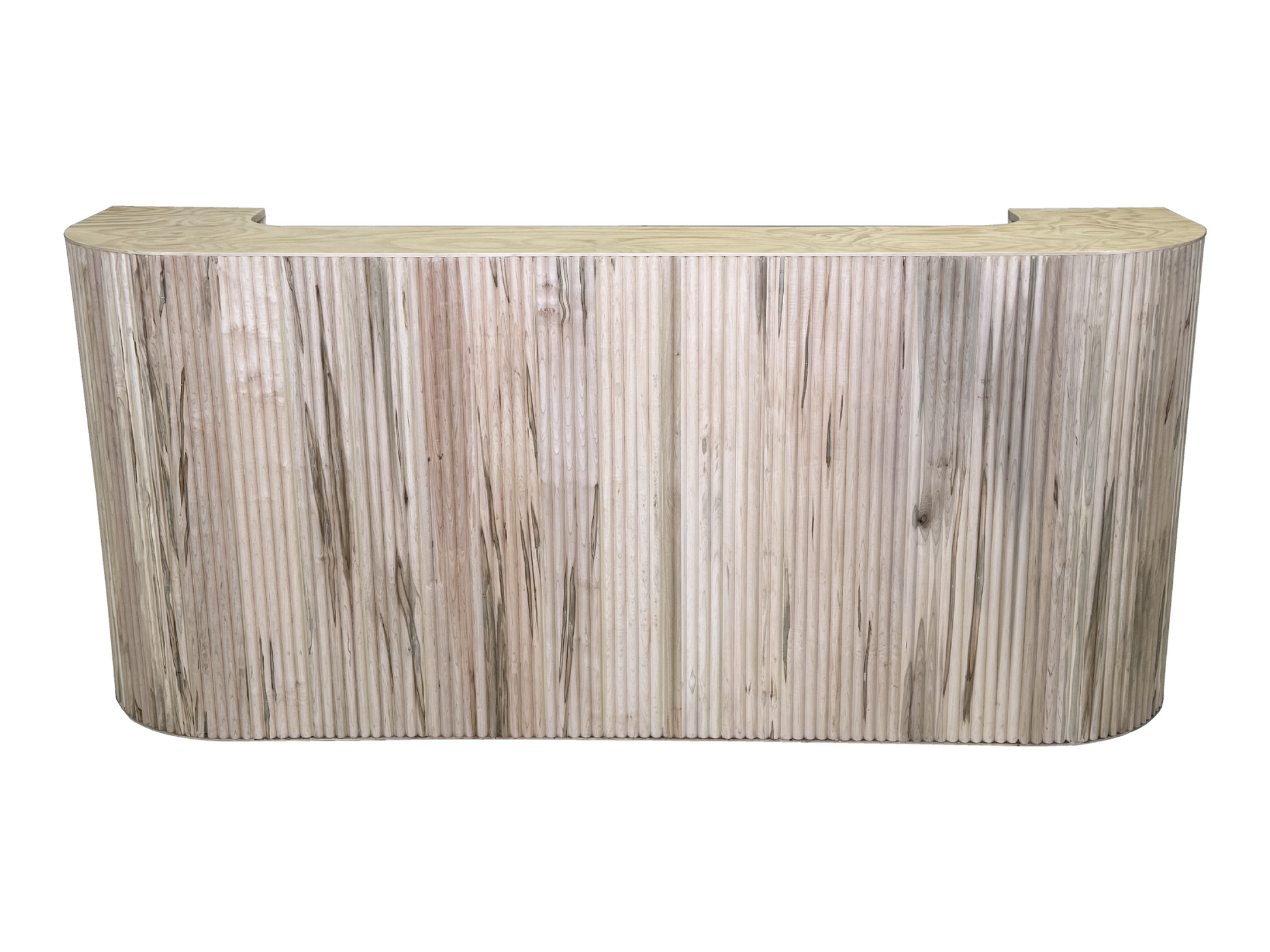 FAIRMONT FLUTED 8FT BAR - NATURAL