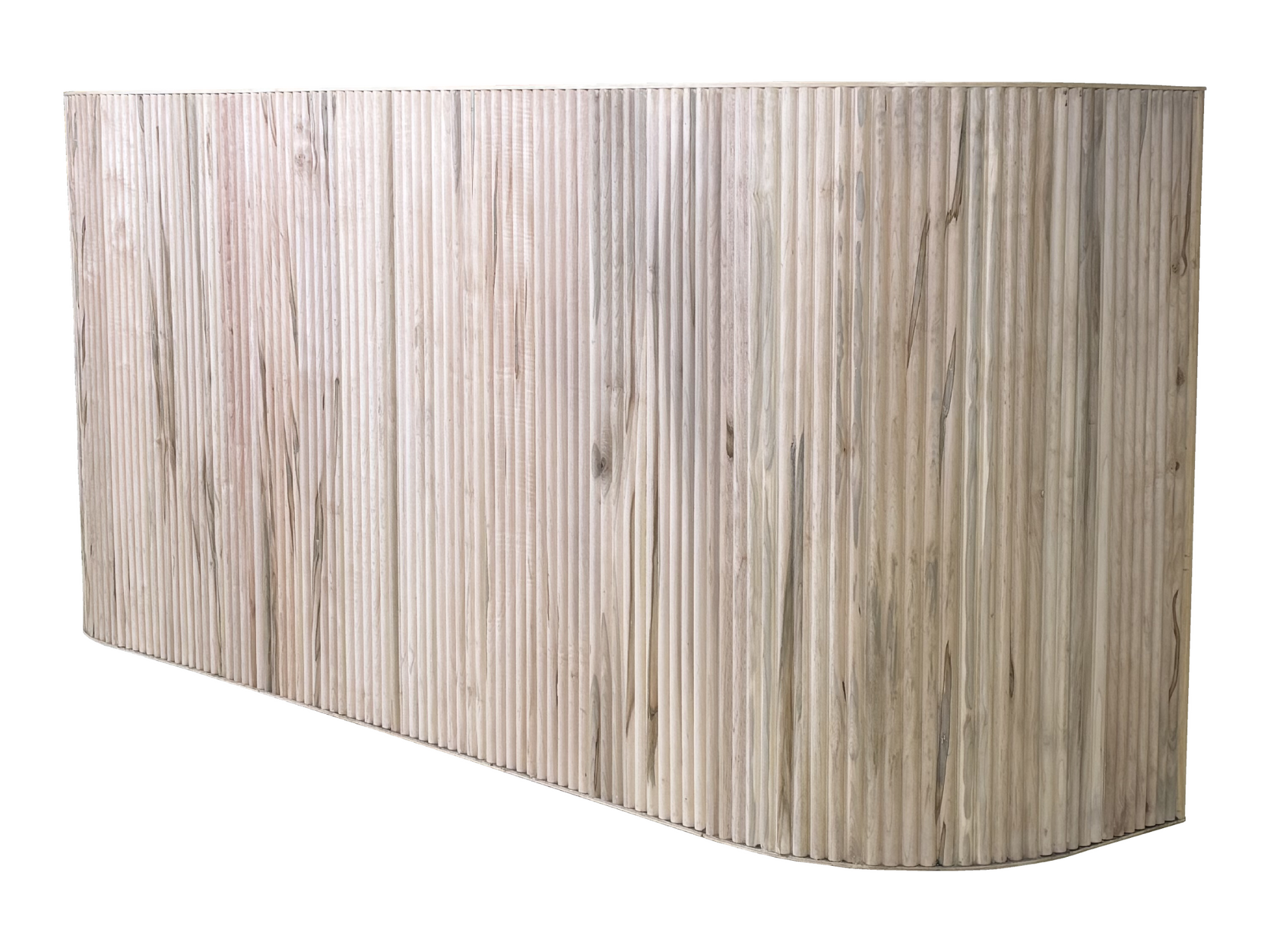 FAIRMONT FLUTED 8FT BAR - NATURAL