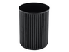 FAIRMONT FLUTED ACCENT TABLE - BLACK WOOD