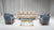 FITZGERALD SOFA GROUPING 3 - IVORY W/ NATURAL WOOD