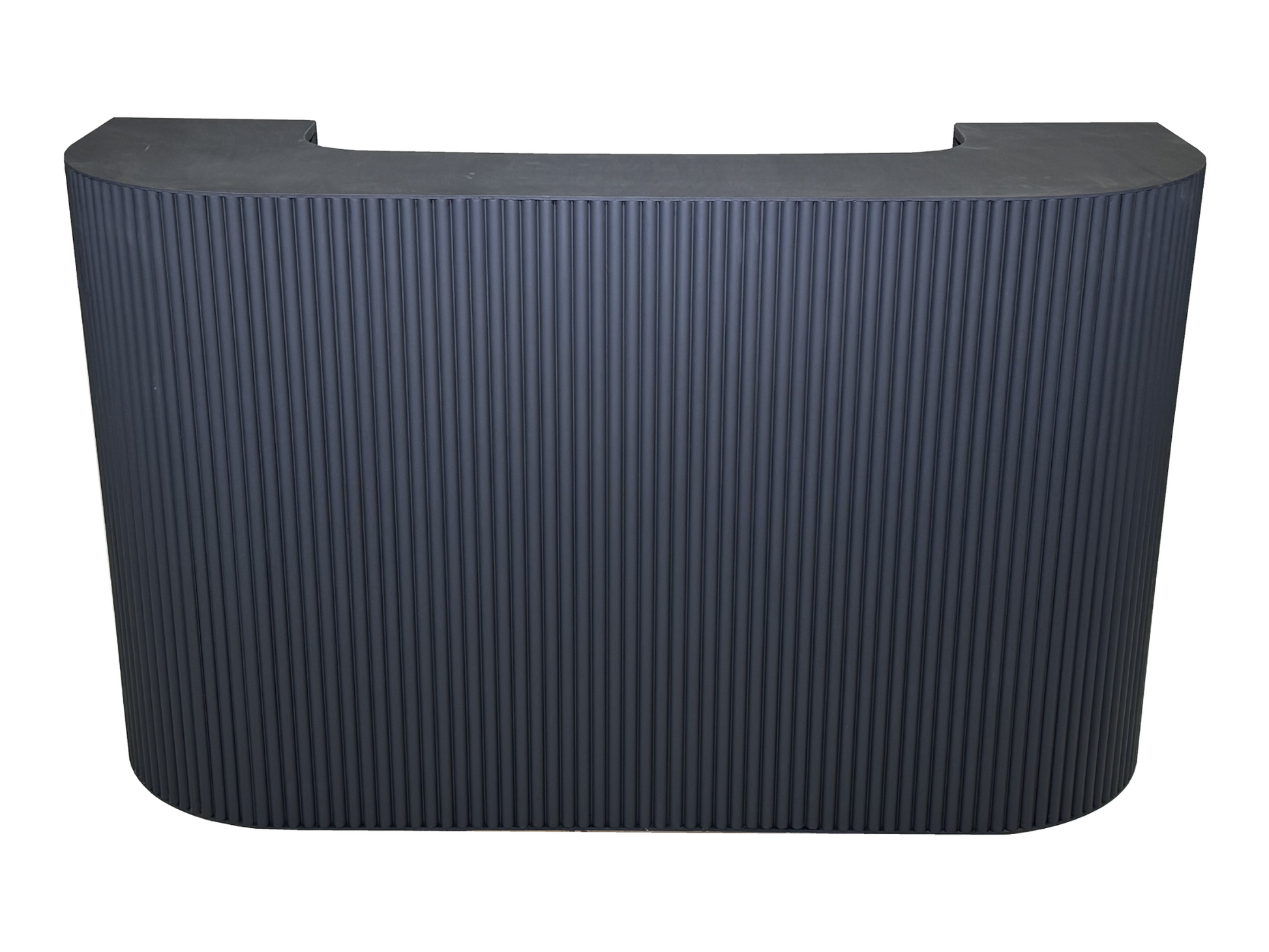 FAIRMONT FLUTED 6FT BAR - BLACK