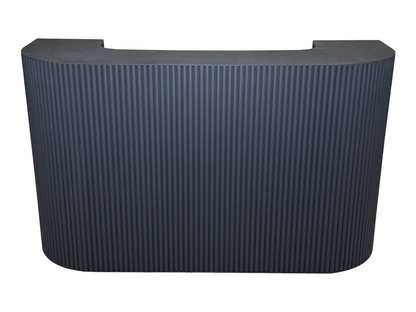 FAIRMONT FLUTED 6FT BAR - BLACK