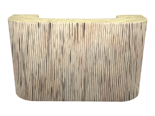 FAIRMONT FLUTED 6FT BAR - NATURAL
