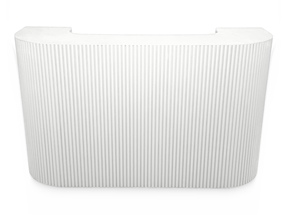 FAIRMONT FLUTED 6FT BAR - WHITE