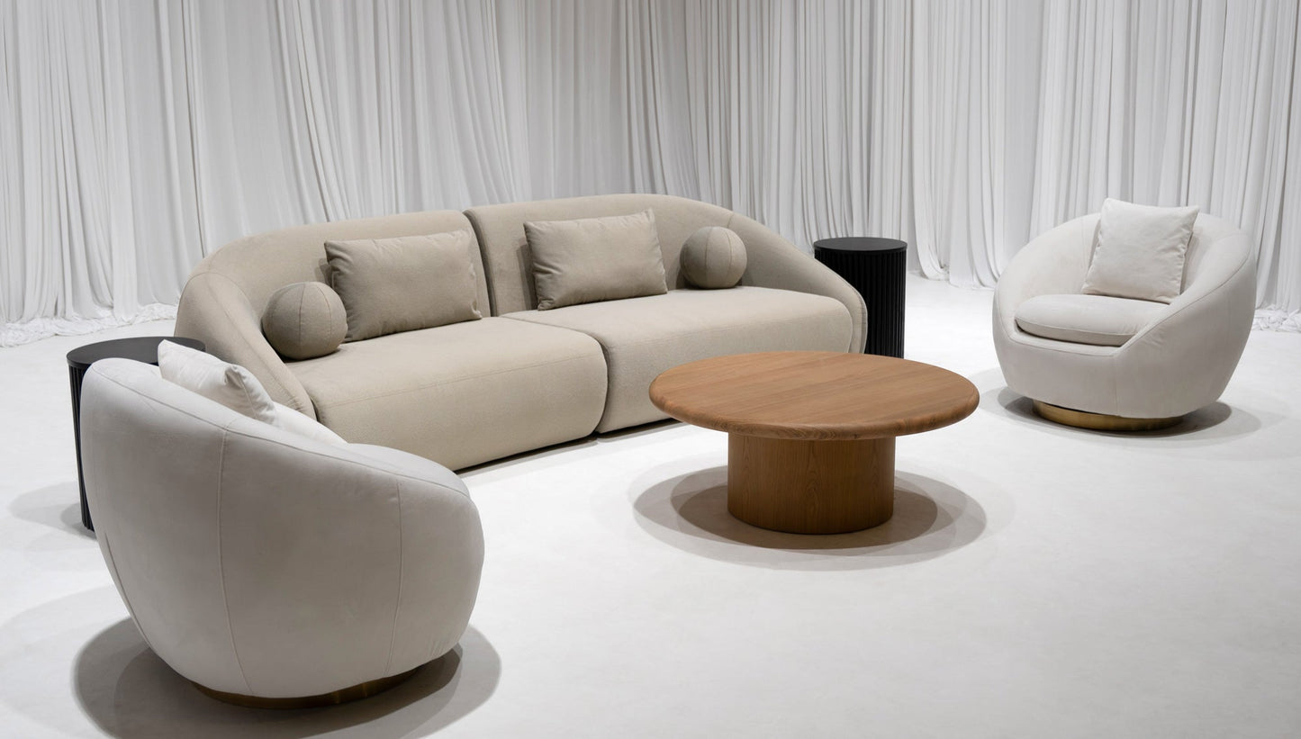 FULTON SOFA GROUPING 3 - LIGHT TAUPE