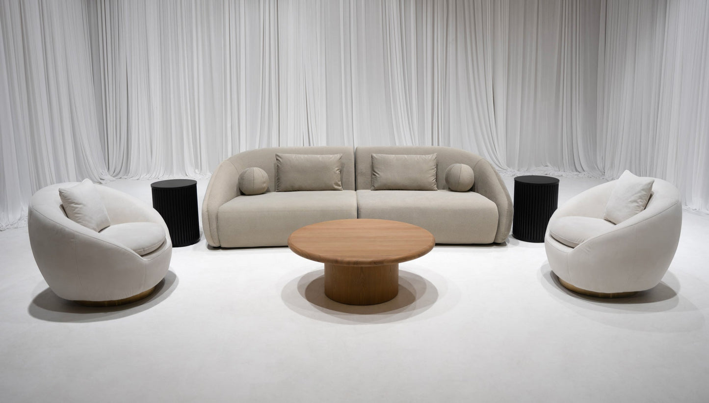FULTON SOFA GROUPING 3 - LIGHT TAUPE