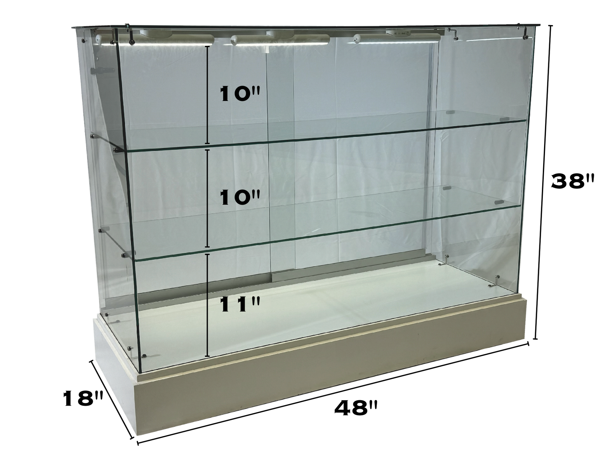 GLASS DISPLAY CASE