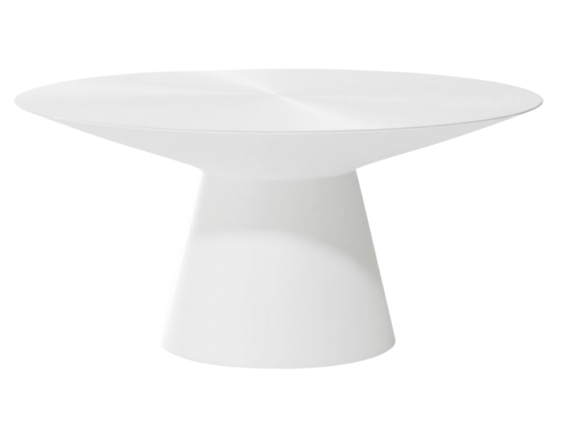 MILAN COFFE TABLE - WHITE - H 18.11" / W 35.43" / D 35.43" Transform your event space with the Milan Coffee Table, a contemporary piece that commands attention through its elegant white finish. This versatile coffee table serves as both a striking focal p