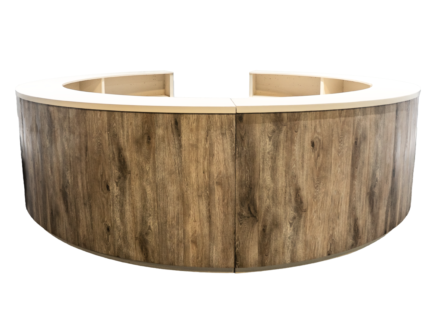 MILTON CIRCULAR BAR - WALNUT