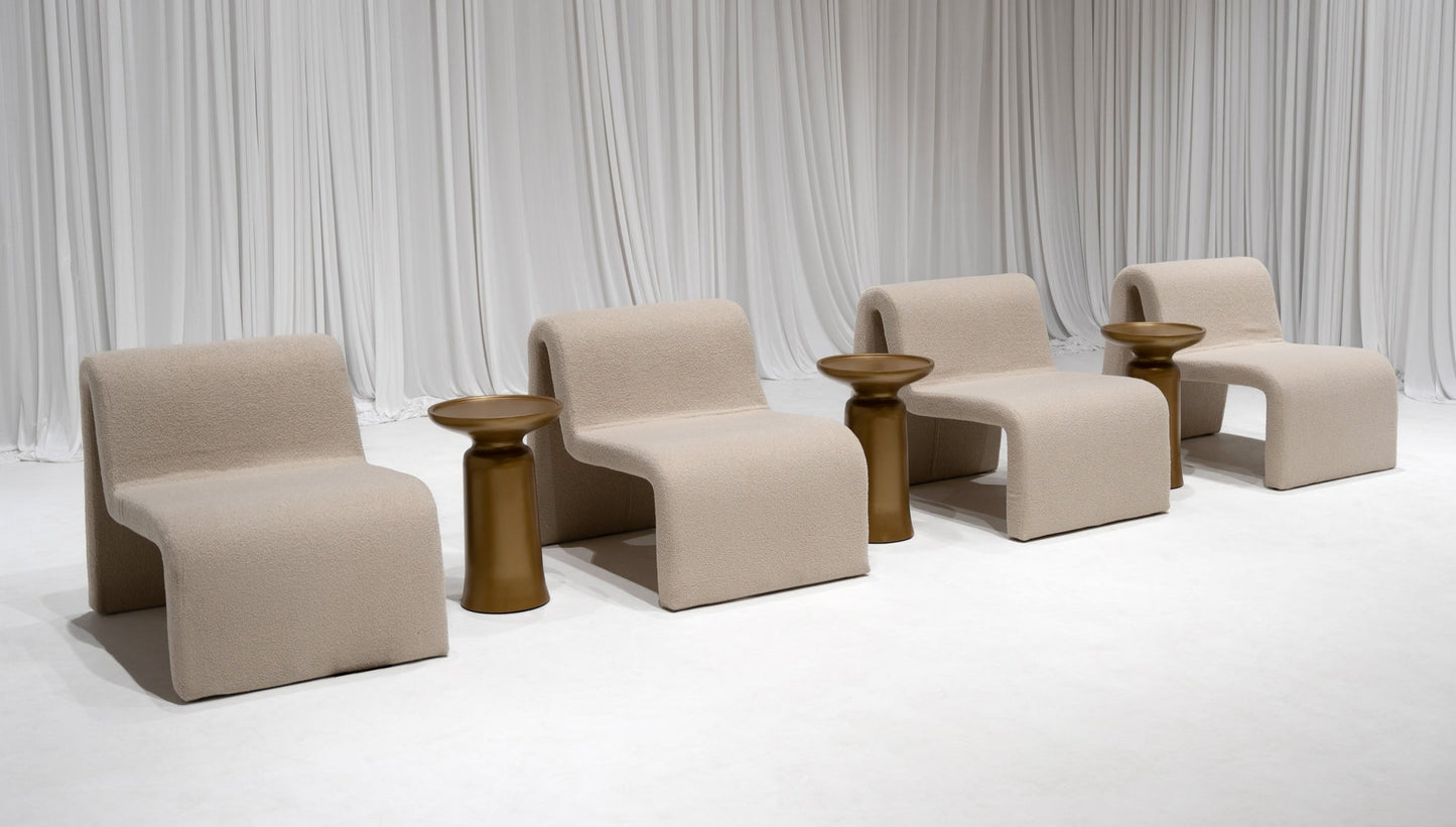 OLIVIA CHAIR GROUPING 1 - CAMEL