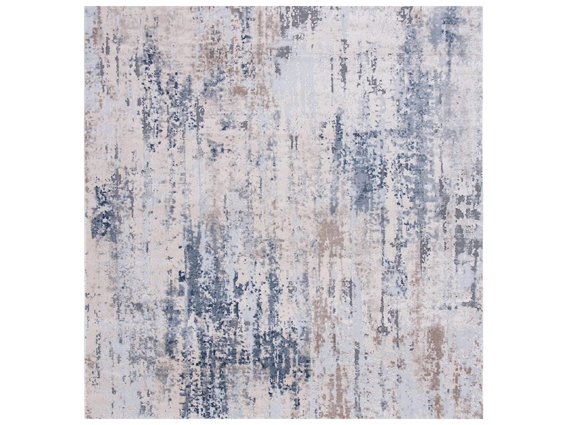 PATTERNED AREA RUG - BLUE | 8' x 10'