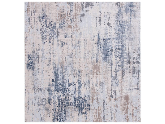 PATTERNED AREA RUG - BLUE | 8' x 10'