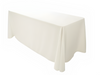 RECTANGULAR POLY LINEN | 90” x 156” - IVORY