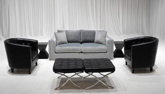 PRESLEY LOVESEAT GROUPING 1 - PLATINUM GREY