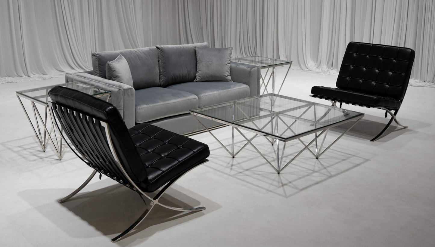PRESLEY LOVESEAT GROUPING 2 - PLATINUM GREY