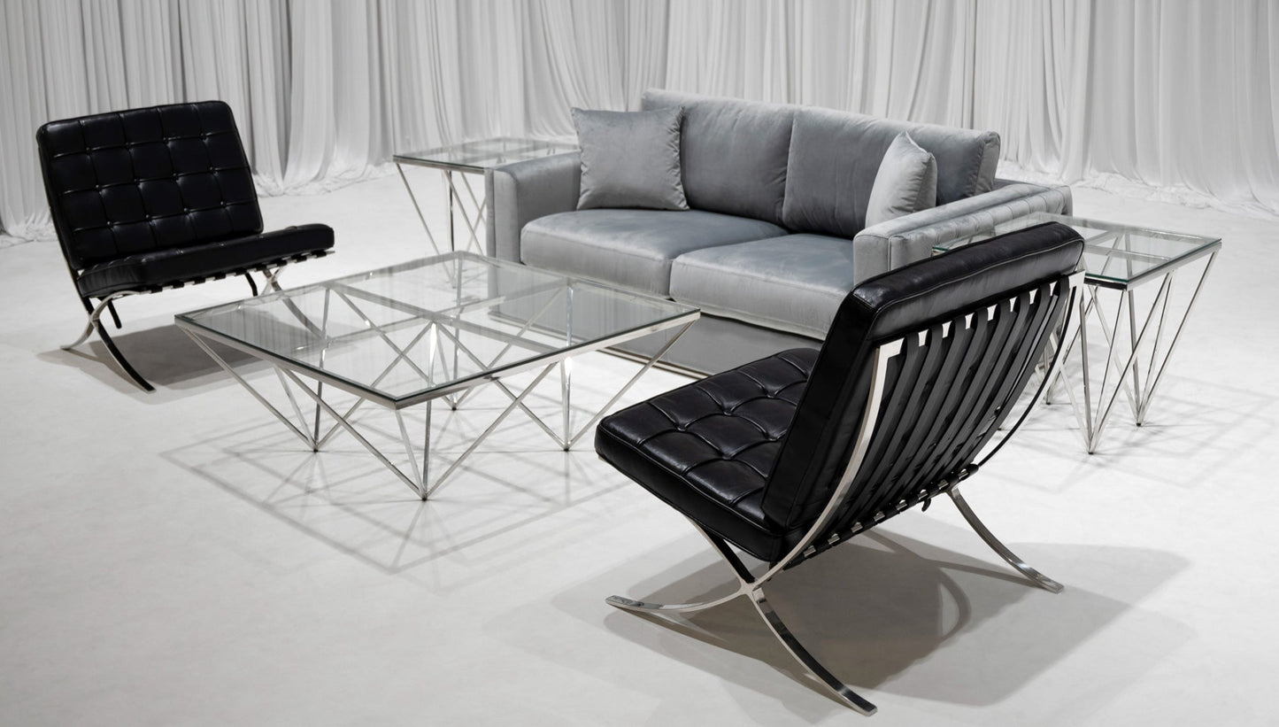 PRESLEY LOVESEAT GROUPING 2 - PLATINUM GREY