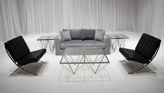 PRESLEY LOVESEAT GROUPING 2 - PLATINUM GREY
