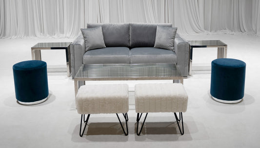 PRESLEY LOVESEAT GROUPING 3 - PLATINUM GREY