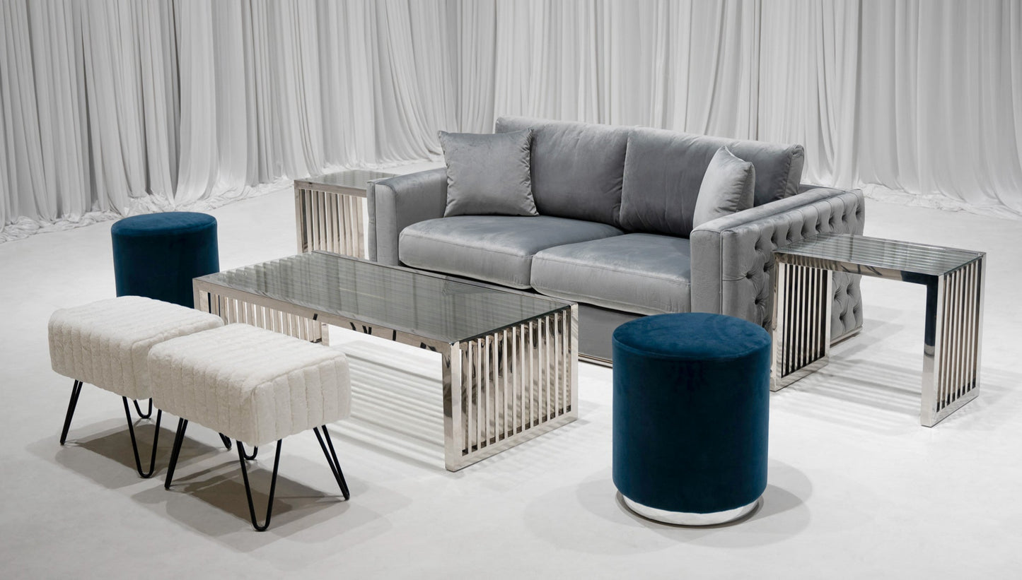 PRESLEY LOVESEAT GROUPING 3 - PLATINUM GREY