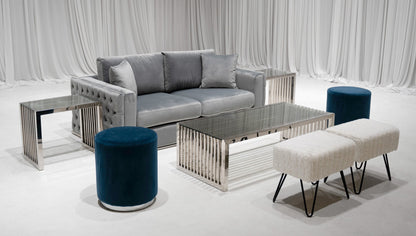 PRESLEY LOVESEAT GROUPING 3 - PLATINUM GREY