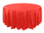 ROUND POLY LINEN - RED | 132"