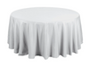 ROUND POLY LINEN - SILVER | 132"