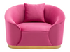 ATLANTA ARMCHAIR - HOT PINK