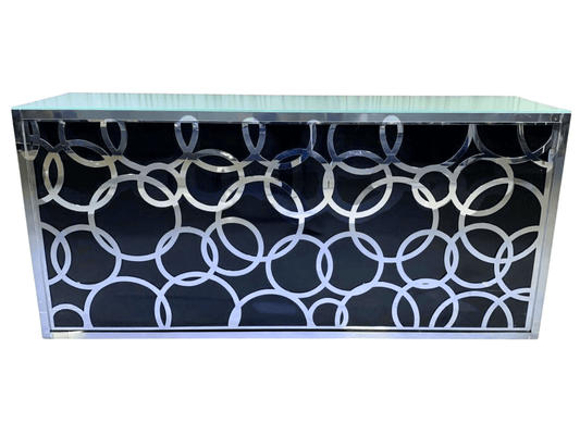 SKYY LOOP 8FT BAR - BLACK W/ SILVER